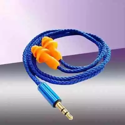 Orange Plugfones NOISE ISOLATING HEADPHONE HEARING PROTECTION EARBUDS EARPLUGS • $16