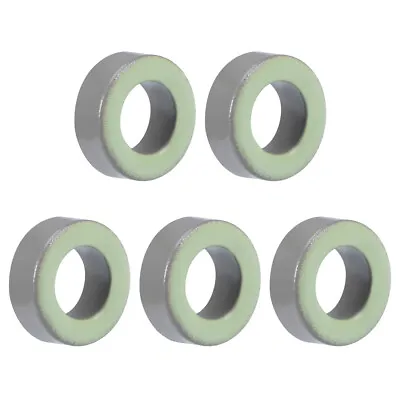 5pcs 7.4 X 13.3 X 5mm Ferrite Ring Iron Powder Toroid Cores Gray Light Green • $8