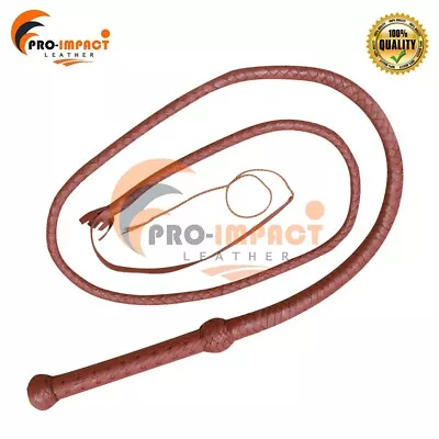 6 Feet 8 Plait Weaving(Farming Equestrian) INDY S STYLE Open Loud Crack BULLWHIP • $32.99