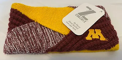 NWT Minnesota Golden Gophers Adult One Size Zoozatz Headband NCAA Big Ten • $10