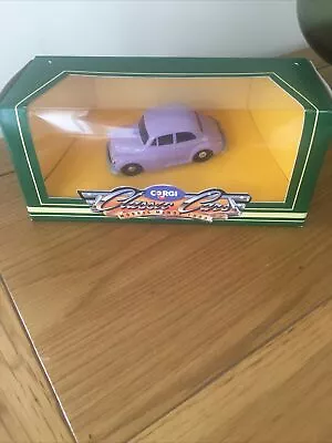 £4.99 • Buy CORGI D702/4 DIECAST MORRIS MINOR SALOON IN VIOLET 1:43 In Original Box Unopened