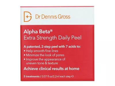 Dr Dennis Gross Alpha Beta Extra Strength Daily Peel 5 Treatments *New* • $21.72