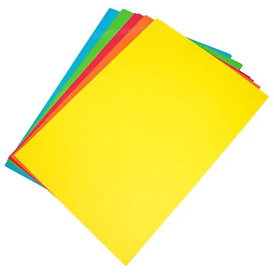 50 Mixed Colour A3 160gsm Craft Card Sheets Artists Blank Cardmaking Decoupage  • £11