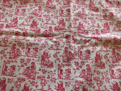 Laura Ashley Fabric - Nursery Toile USA 69cm X 110 Cm • £15