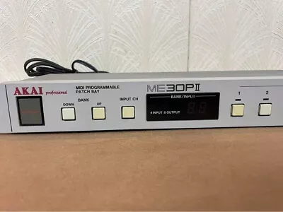 AKAI Professional ME30PII Midi Programmable Patch Bay 4 In 8 Out From Japan • $155