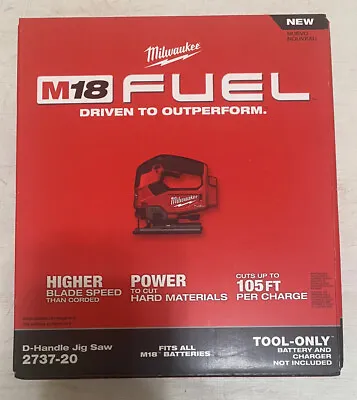 Milwaukee M18 Fuel D Handle Jigsaw 2737-20 • $130