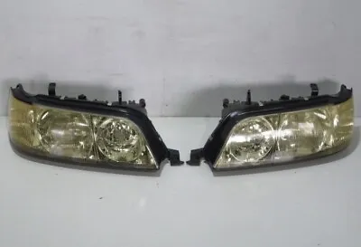 Jdm Nissan Y33 Infiniti Q45 Halogen Headlights Lamps Left＆Right Set Genuine Oem • $380