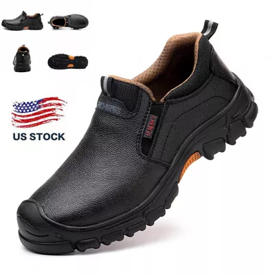 Mens Steel Toe Sneakers Indestructible Safety Shoes Non-Slip Work Boots US Size • $32.54