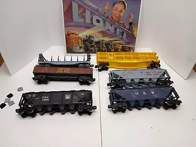 Lionel Lot Of 6 Freight Car Carrier Gondola Covered Hopper 9126609009135 • $40