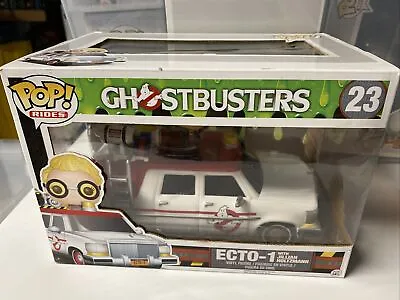 Funko POP Rides: Ghostbusters 2016 Ecto-1 Action Figure Jillian Holtzmann CHOP • £67.55