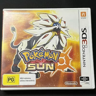 Pokemon Sun Nintendo 3DS AUS PAL In Very Good Condition - Tested Working ⭐️ • $39.99