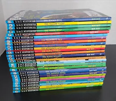 A To Z Mysteries Childrens Book Lot Of 26 Ron Roy Softcover Complete Set • $64.99