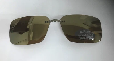 £35 • Buy Silhouette Brown Polarised Sunglass Clip On 5090 B1 0302 62mm