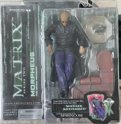 Morpheus Chair The Matrix Reloaded 2003 Series Two McFarlane Toys Action Figure • $124