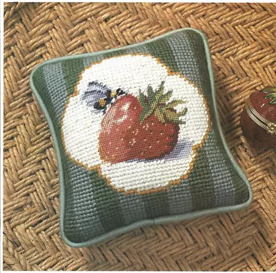 Strawberry And Bee Pincushion Graham Rust Needlepoint Chart Ehrman Designer • $11.99