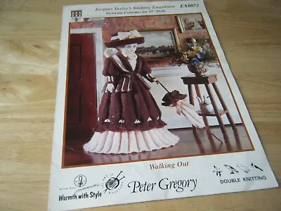 Jacquay Yaxley Knitting Pattern Victorian Outfit For 15  Doll 'Walking Out' • £1.50