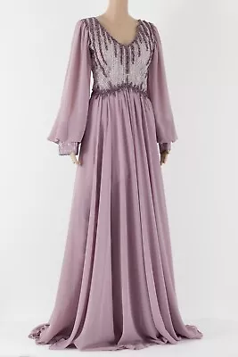 Womens Evening Maxi Gown Dress Floor  GOWN UK SIZE 12 • £89.99