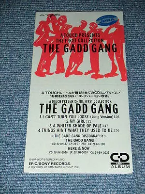 The GADD GANG Japan 1988 NM Tall 3  CD Single I CAN'T TURN YOU LOOSE • $19.99