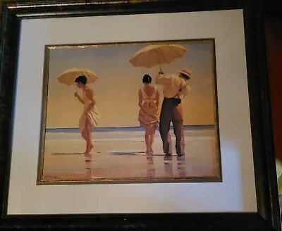 Signed Jack Vettriano Wall Art Print Mad Dogs Approximately 23 X19  With Frame • £57.83