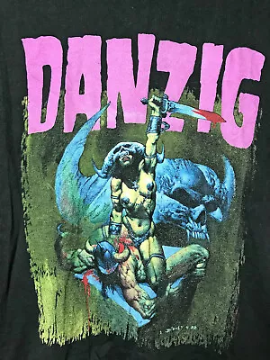 DANZIG T-shirt M(S)  Danzig III How The Gods Kill  / True Vintage Rar MISFITS 92 • £235.45