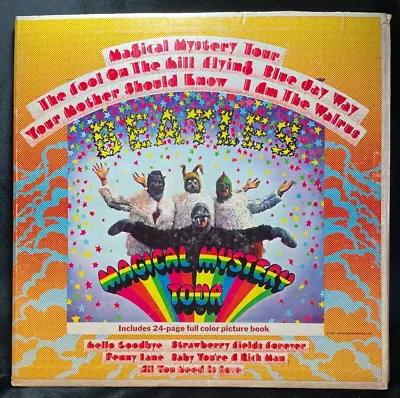 Vtg 1967 Vinyl Record The Beatles Magical Mystery Tour Gatefold Photo Book Vg+ • $14.99