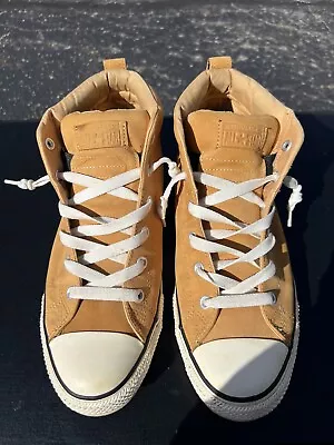 Converse Chuck Taylor  148585 Gold Suede High Tops Men 11.5 • $59.99