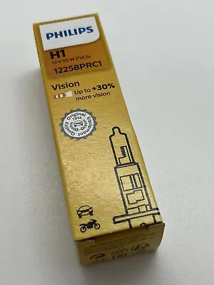 Genuine Philips H1 448 Dipped Low Beam Halogen Car Headlight Foglight Bulb +30% • $6.58