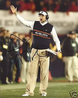 Gus Malzahn Auburn Tigers Signed 8x10 Photo W/coa #4 • $31.99