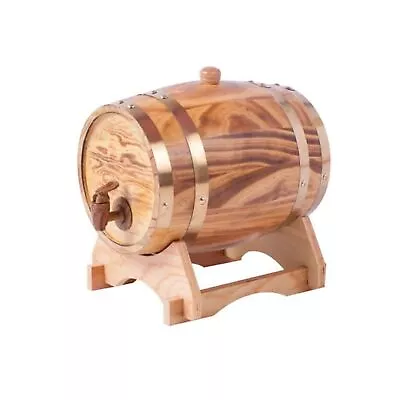 1.5L Oak Aging Barrels Whiskey Barrel Dispenser Home Wine Bucket Whiskey Barr... • $64.49