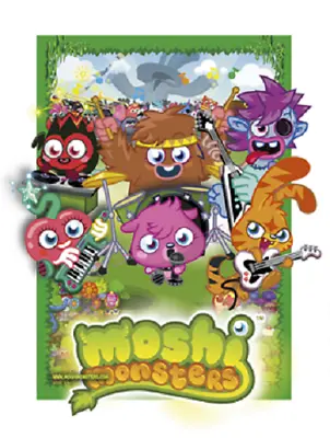 3D Large Lenticular Poster Moshi Monsters Music Rox • $19.95