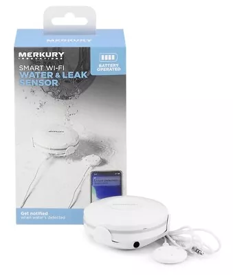 Merkury Smart Wi-Fi Water & Leak Sensor NIB • $15.96