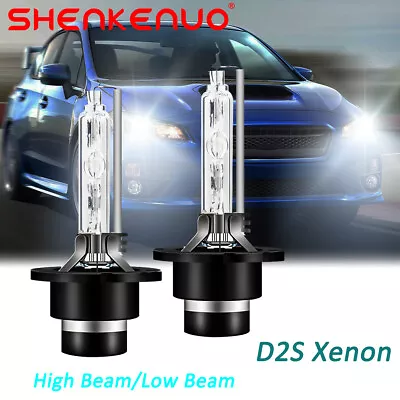 D2S Xenon White HID Headlight Bulbs For 2006-2014 Subaru WRX STI Low/High Beam • $20.06