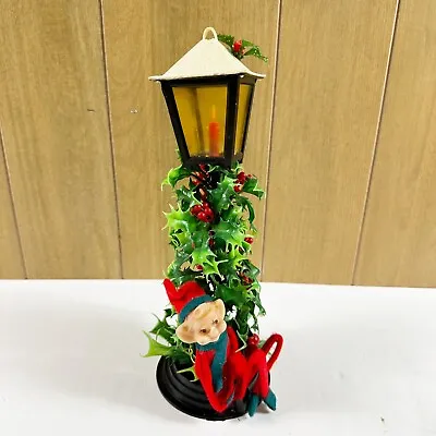 Vintage Christmas Knee Hugger Elf Pixie Lantern Lamp Post Kitsch Mcm Decor • $44.77