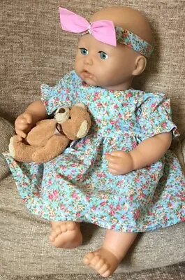 Dolls' Clothes - Dress & Pants For 18 /45cm Baby Dolls  (fits Baby Annabell) • £7.25