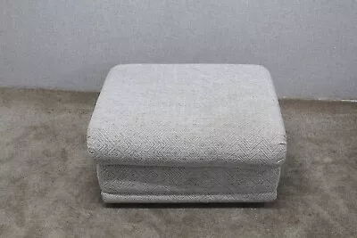 (012) G Plan Nebular Pebble Fabric Ottoman Storage Footstool • £175