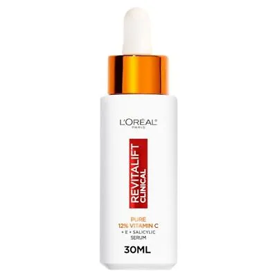 L'Oréal Paris Revitalift Clinical 12% Pure Vitamin C Brightening Serum For Face • £17.89