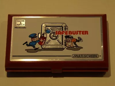 ORIGINAL Nintendo GAME & WATCH Safebuster LCD Vintage RETRO Handheld WORKING • £33.08