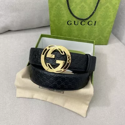 Gucci High-end Men's Belt Reflects The Waist Aristocrat A Belt Width 4.0cm • $189