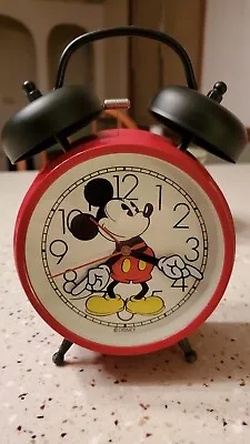 New In Box Style Disney Mikey Mouse Alarm Clock Battery Operated • $25