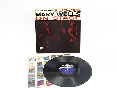 MARY WELLS Recorded Live On Stage LP MOTOWN MT 611 DG 1964 Soul • $33.25