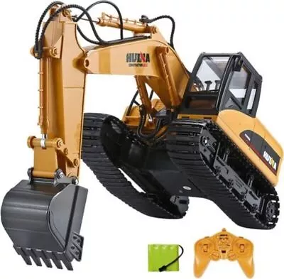 Realistic RC Excavator Toy 15 Channel Construction Vehicle With Sound And Lights • $79.99