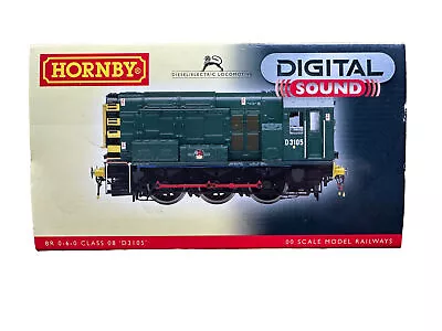£53 • Buy Hornby 00 Gauge R2903XS BR Diesel Shunter Class 08 Locomotive D3105 Sound Fitted