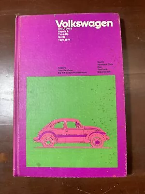 Chilton Volkswagen Repair Manual 1949-1971 Beetle Karman-Ghia Bus Fast/Squarebak • $25