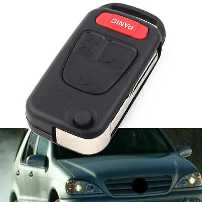 4 Button Remote Key Fob Shell Case For Mercedes-Benz Mercedes Benz ML SLK • $11.55