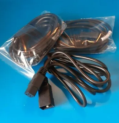 £6 • Buy Extension Leads 16A -Servers, PSU,PDU, 2M C19 To C20 IEC 