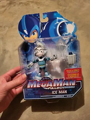 Mega Man Fully Charged Articulated Figure 2019 Ice Man NIB • $19.95