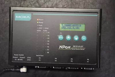 Moxa 5650-8-DT NPort 8-Port Device Server • $49.99