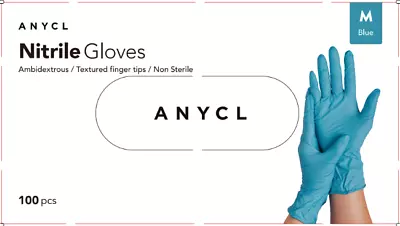 Nitrile Gloves 1000 Size L - ANYCL By Meisei Co. Japan • $59.99