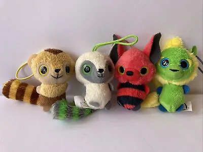 4 Mcdonalds Happy Meal Plush Toy 2014 Aurora Yoohoo Friends Lemur 2013 Roodee • £12