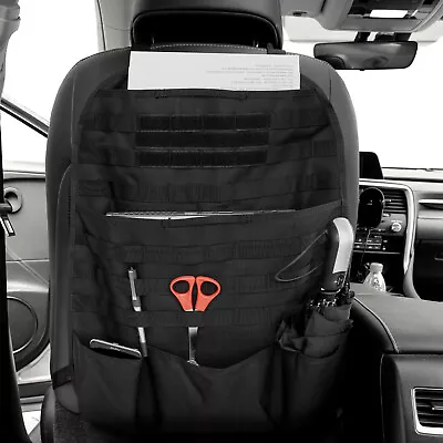 Car Vehicle Truck Seat Back Organizer Tactical MOLLE Cover Panel Storage Bag New • $17.99